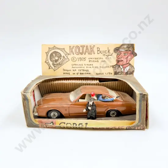 Unboxed Corgi Kojak Buick Regal replacement Kojak figure