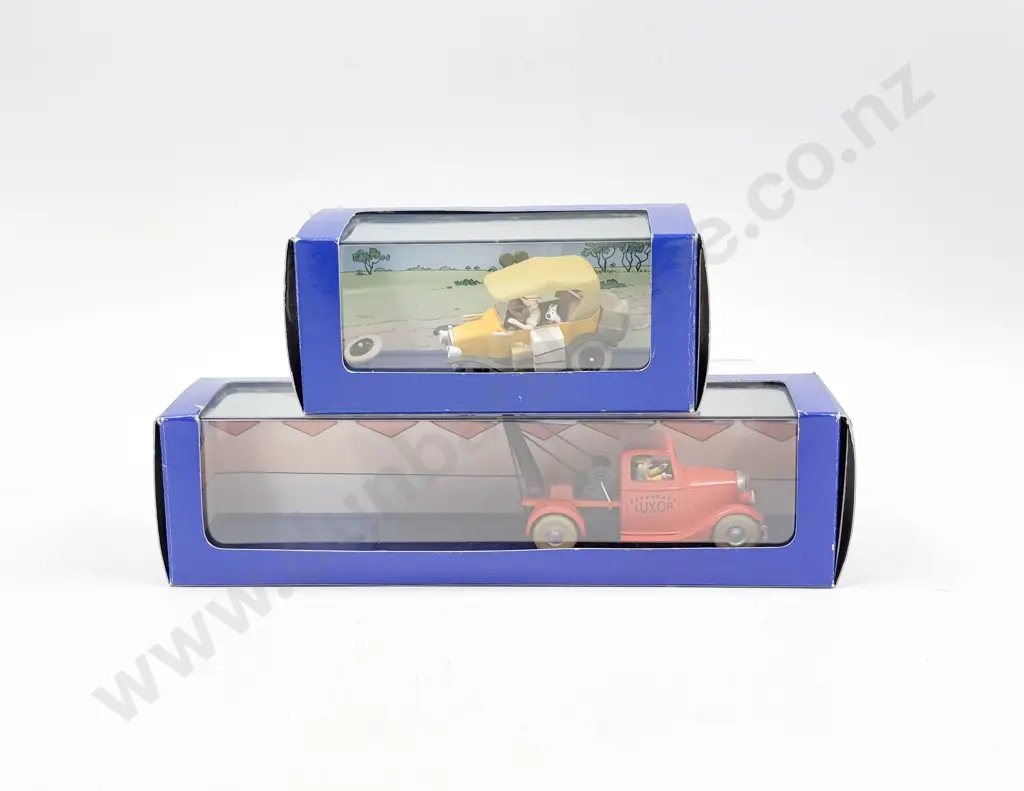 En Voiture TinTin Two Vehicle Models La ford T and La depanneuse Image 1++