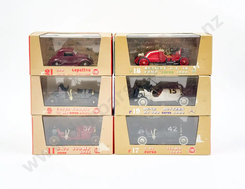 Six Boxed Brumm Vintage Car Models Image 1++