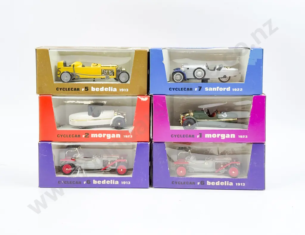 Six Boxed Brumm Vintage Car Models Image 1++
