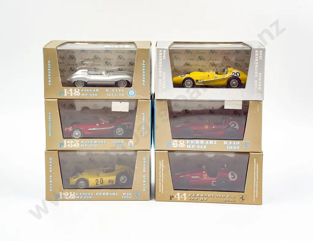 Six Boxed Brumm Vintage Racing Car Models Image 1++
