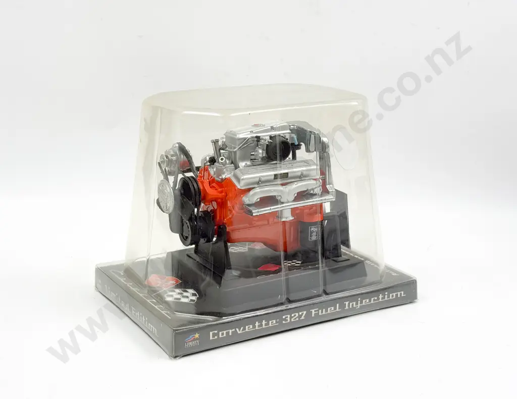 Boxed 1:23 Liberty Classics Corvette 327 Fuel Injection Engine Image 1++