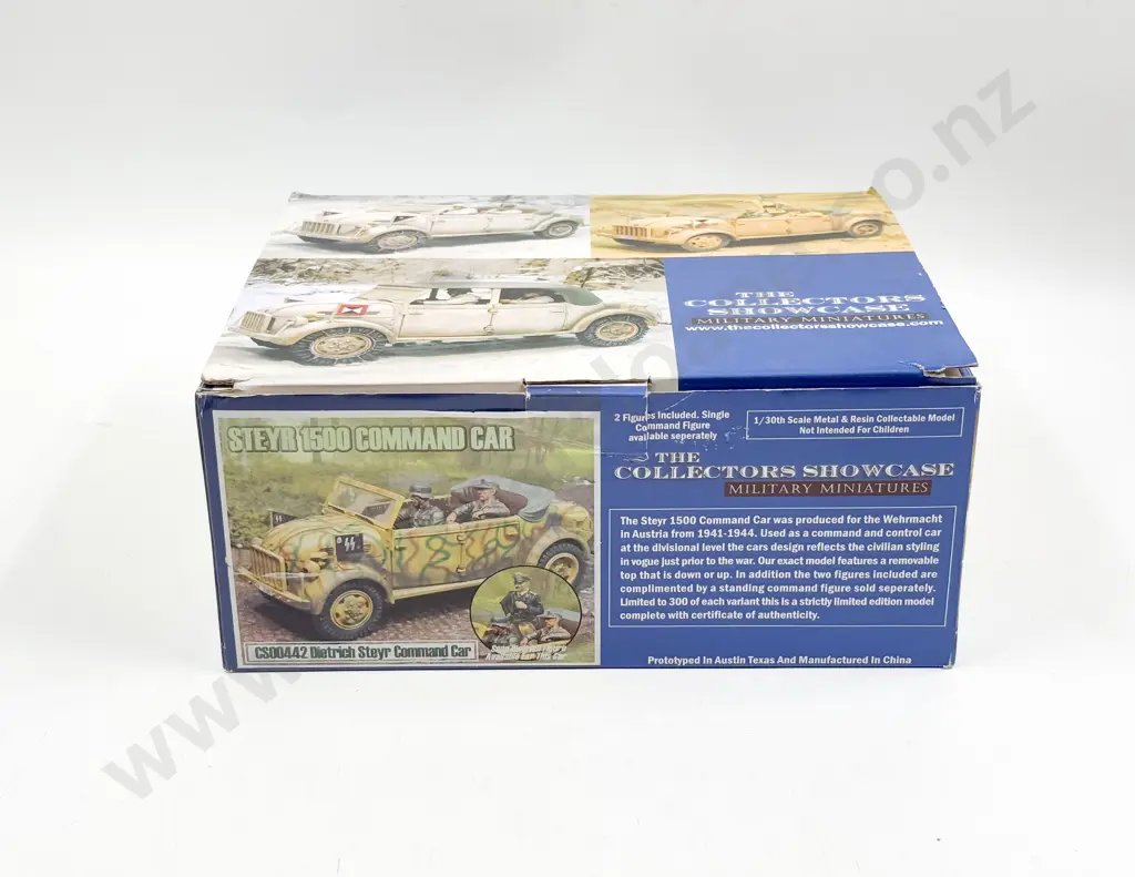 Boxed Collectors Showcase Military Miniatures Ster 1500 Command Car Ltd Ed 49/300 Image 1++