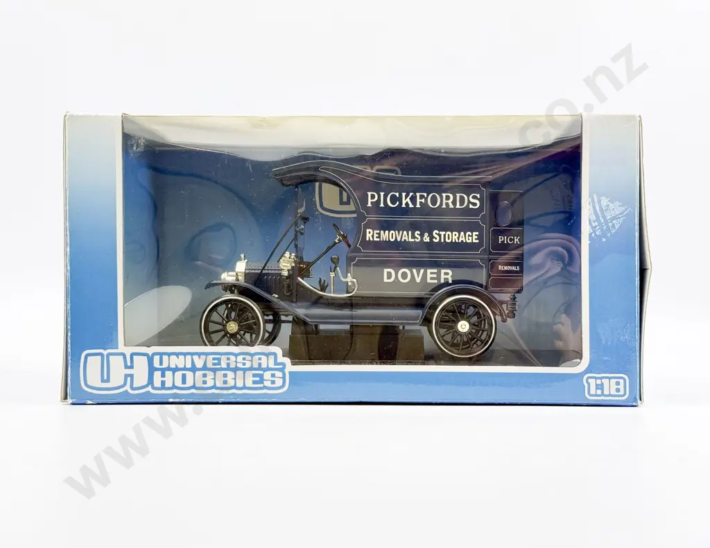 Boxed Universal Hobbies 1:18 Ford Model T Delivery Van Pickfords Image 1++
