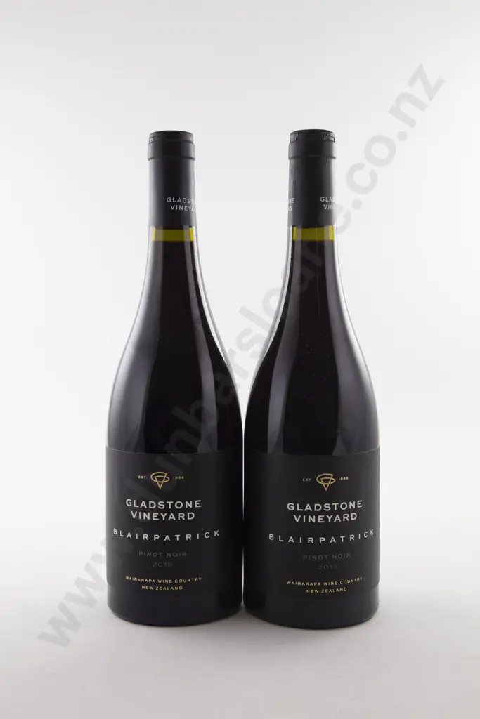 2 Bottles NZ Gladstone Vineyard "BLAIR PATRICK" Wairarapa Pinot Noir 2019 Image 1++