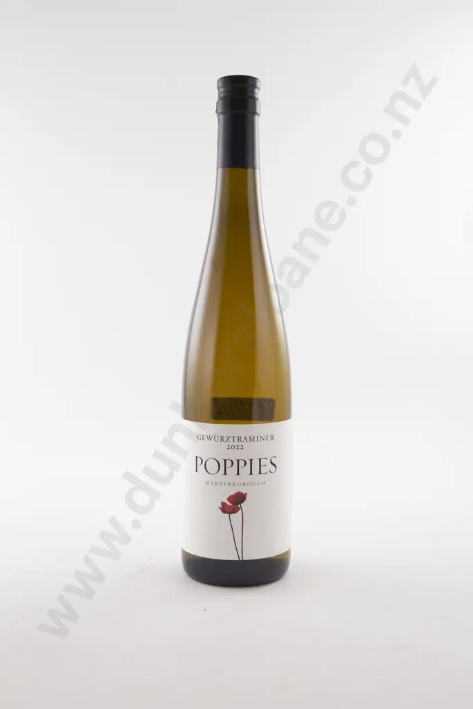 1 Bottle NZ Poppies Martinborough Gewürztraminer 2022 Image 1++