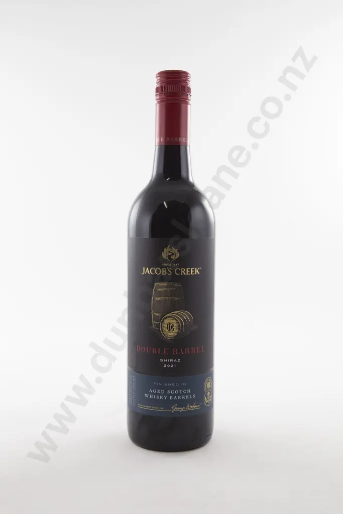 1 Bottle Australian Jacobs Creek Double Barrel SHIRAZ Aged in Scotch Whisky Barrels 2021 Image 1++