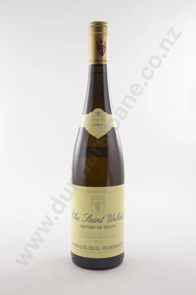 1 Bottle French Dom Zind Humbrecht GRAND CRU RANGEN "Clos Saint Urbain" Rangen de Thann 2015 Gewurtztraminer Image 1++
