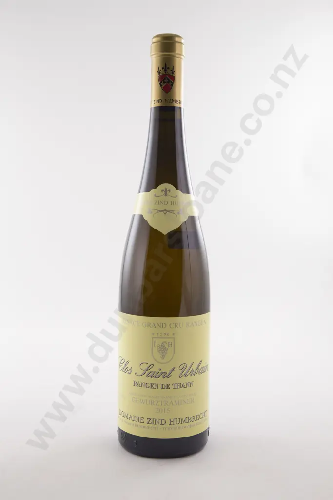 1 Bottle French Dom Zind Humbrecht GRAND CRU RANGEN "Clos Saint Urbain" Rangen de Thann 2015 Gewurtztraminer Image 1++