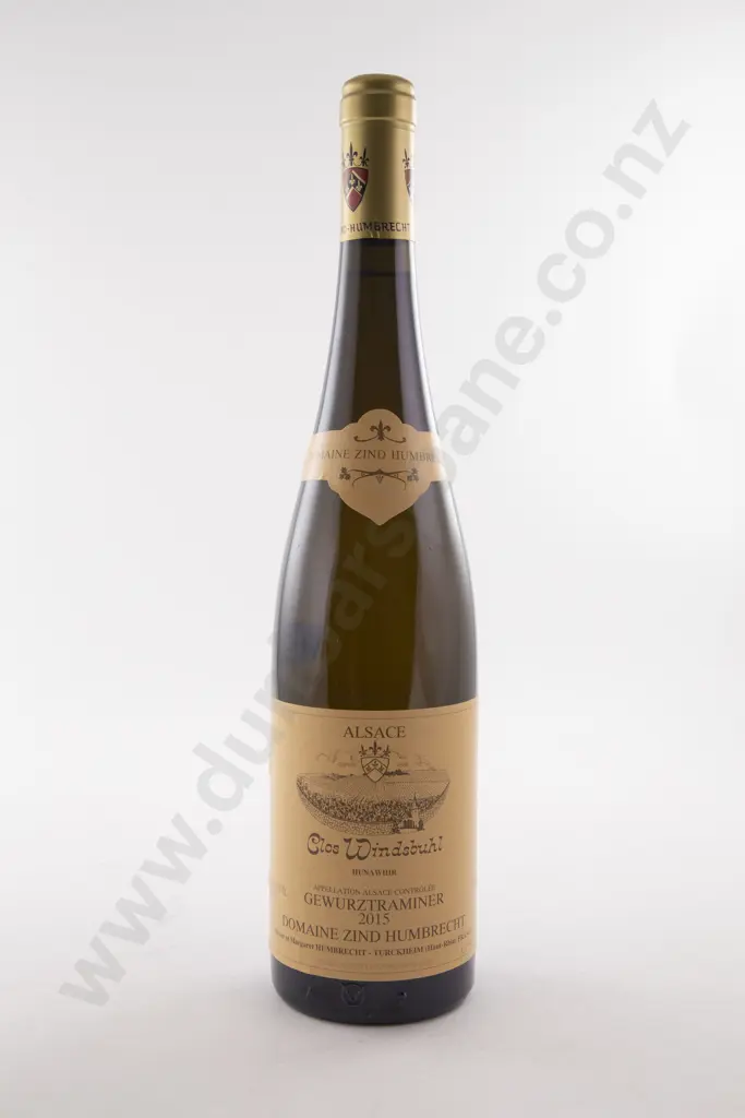 1 Bottle French Dom Zind Humbrecht "Clos Windsbuhl" Hunawhir 2015 Gewurztraminer Image 1++
