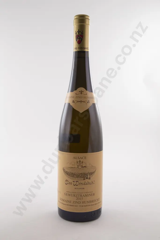 1 Bottle French Dom Zind Humbrecht "Clos Windsbuhl" Hunawhir 2015 Gewurztraminer Image 1++