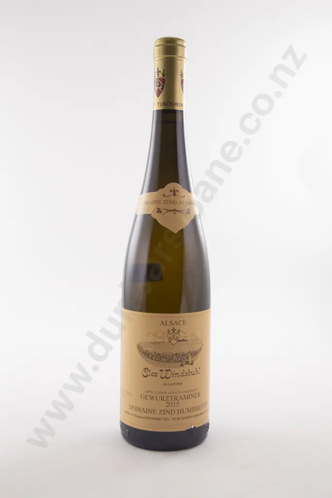 1 Bottle French Dom Zind Humbrecht "Clos Windsbuhl" Hunawhir 2015 Gewurztraminer Image 1++