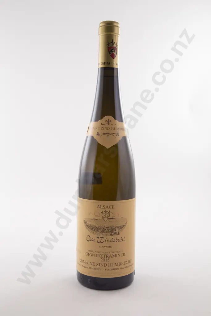 1 Bottle French Dom Zind Humbrecht "Clos Windsbuhl" Hunawhir 2015 Gewurztraminer Image 1++
