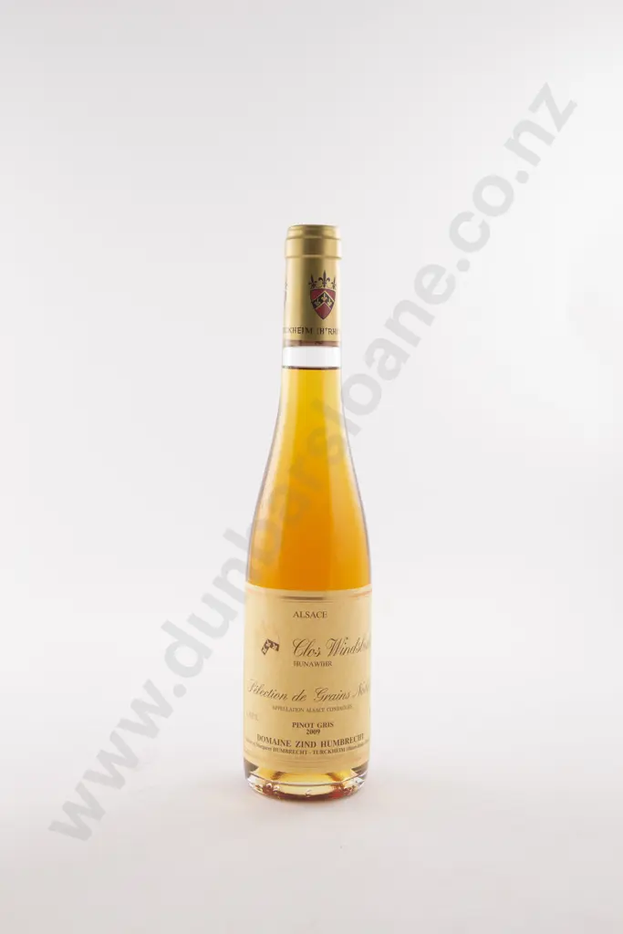 1 Bottle French Domaine Zind Humbrecht "Clos Windsbuhl" Hunawihr Selection de Grains Noble Pinot Gris 2009 Image 1++