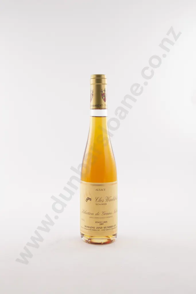 1 Bottle French Domaine Zind Humbrecht "Clos Windsbuhl" Hunawihr Selection de Grains Noble Pinot Gris 2009 Image 1++