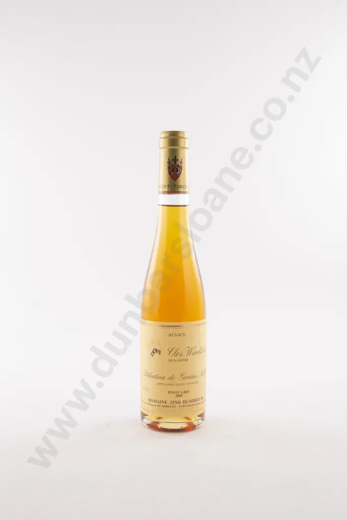 1 Bottle French Domaine Zind Humbrecht "Clos Windsbuhl" Hunawihr Selection de Grains Noble Pinot Gris 2009 Image 1++