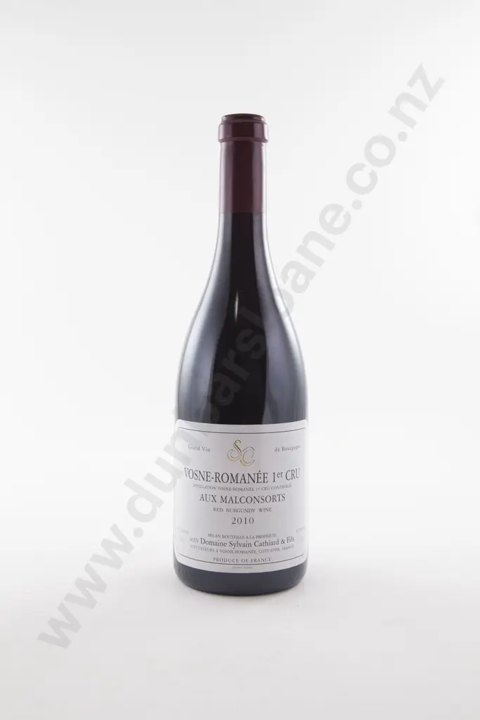 1 Bottle French Dom Sylvain Cathaird Vosne-Romanee Premier Cru Aux MALCONSORTS 2010 Burgundy Image 1++