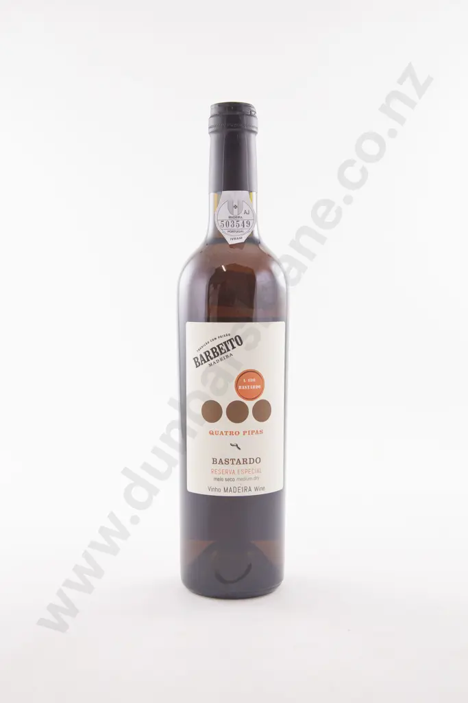 1 Bottle Barbeito BASTARDO "Quatro Pipas" Reserva Especial Madeira Image 1++