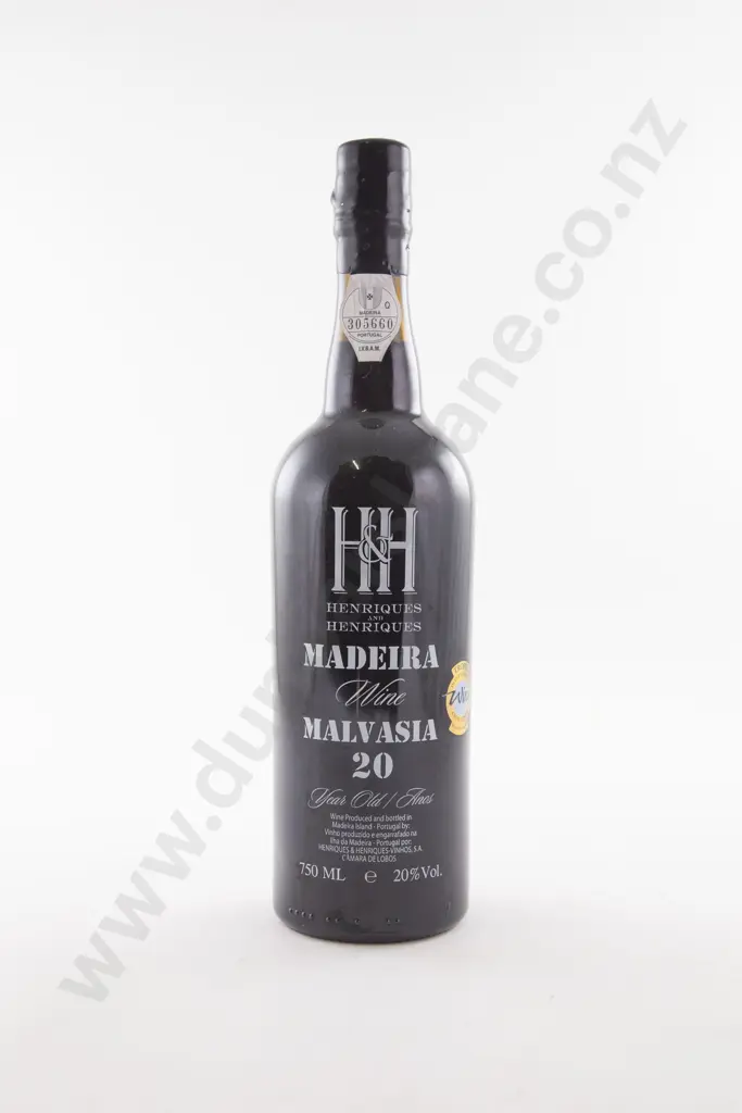 1 Bottle Henriques & Henriques 20 Year Old "MALVASIA" Madeira Image 1++
