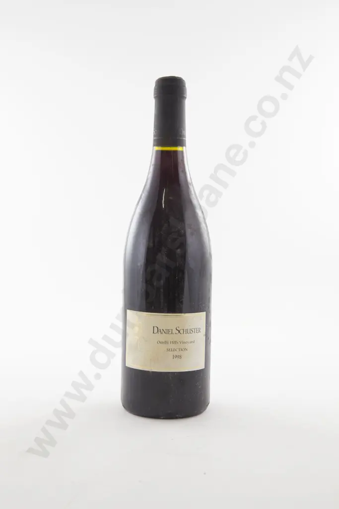 1 Bottle NZ Daniel Schuster Omihi Hills Vineyard Selection Pinot Noir 1998 Image 1++