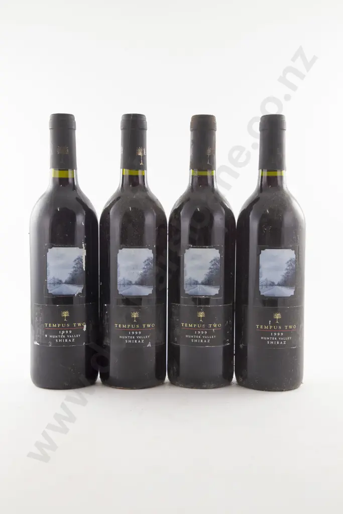 4 Bottles Australian Tempus Two Hunter Valley Shiraz 1999 Image 1++