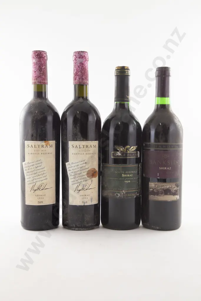 4 Bottles Assorted Australian Shiraz Image 1++