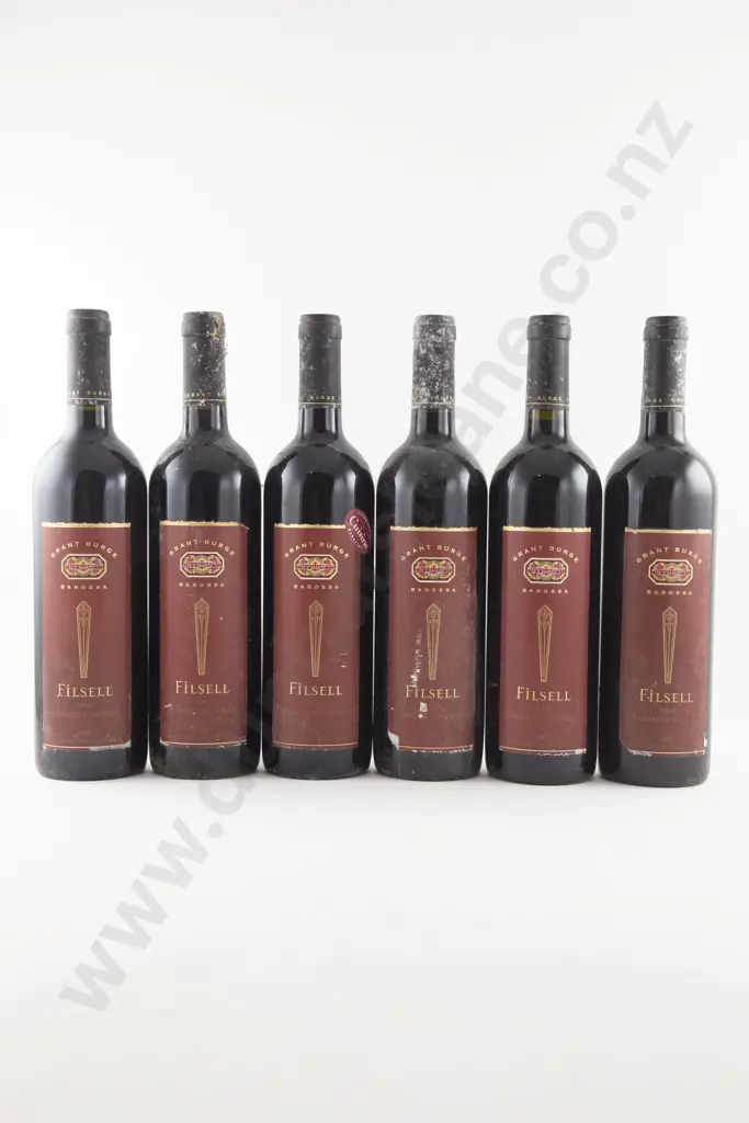 6 Bottles Australian Grant Burge Filsell Barossa Shiraz 2000 Image 1++