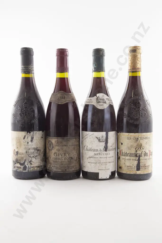 4 Bottles French Various Grand Cru Burgundy Image 1++
