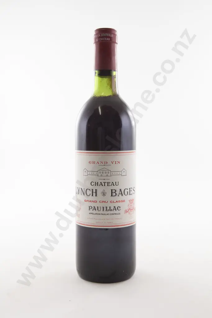 1 Bottle French Lynch-Bages Chateau Pauillac Grand Cru Classe Bordeaux 1982 Image 1++