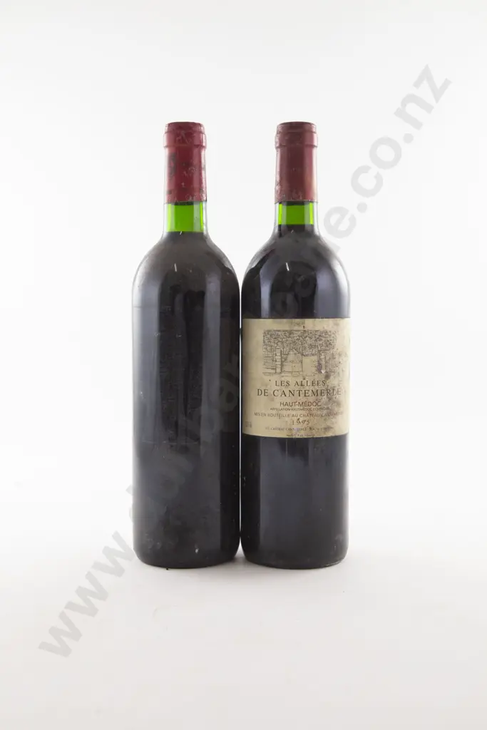 1 Bottle French Les Allees de Cantemerle Haut-Medoc 1995 & Other Image 1++