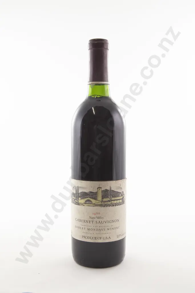 1 Bottle American Robert Mondavi Winery Napa Valley Cabernet Sauvignon 1988 Image 1++