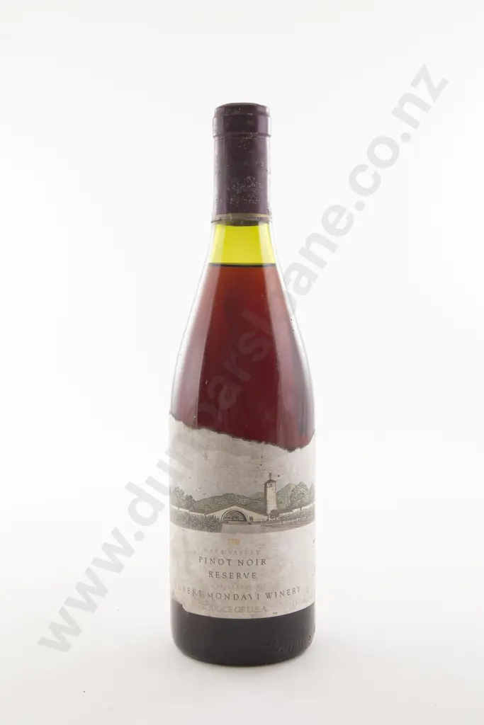 1 Bottle American Robert Mondavi Winery Napa Valley Reserve Pinot Noir 1991 Image 1++