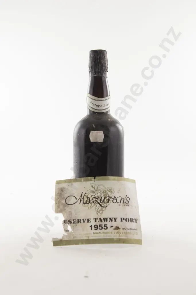 1 Bottle NZ Mazuran's Reserve Tawny Port 1955 Image 1++