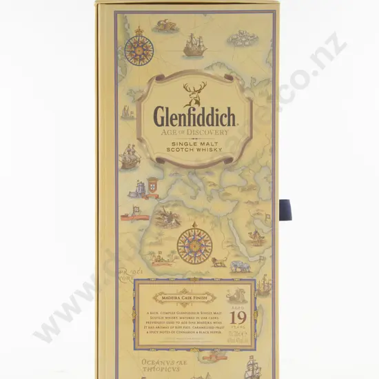 1 Bottle Glenfiddich 19 Year Old - Age of Discovery Madeira Cask Finish Whisky
