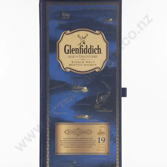 1 Bottle Glenfiddich 19 Year Old - Age of Discovery Bourbon Cask Finish Whisky