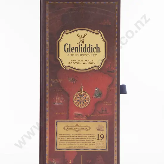 1 Bottle Glenfiddich 19 Year Old - Age of Discovery Red Wine Cask Finish Whisky