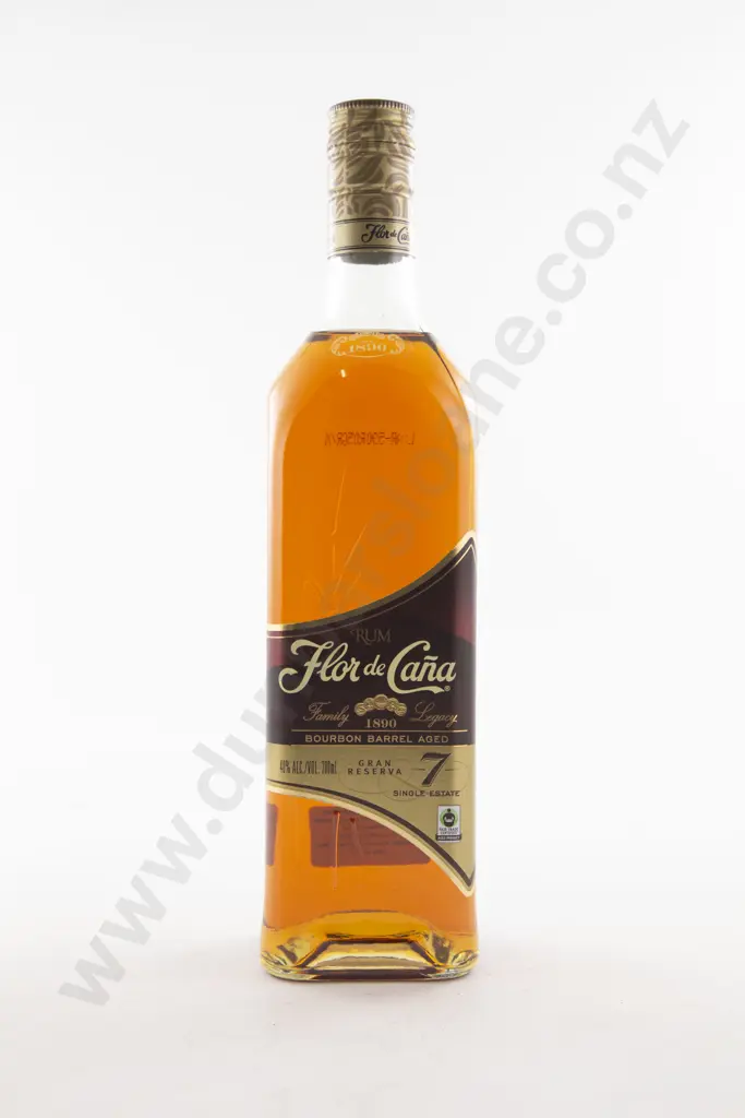 1 Bottle Flor de Cana GRAND RESERVA 7 Year Old Single Estate Bourbon Barrel Age Nicaragua Rum Image 1++