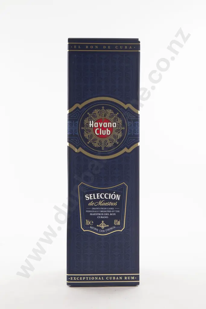1 Bottle Havana Club Very Rare "SELECCION de MAESTROS" Hand Selected Cuban Rum Image 1++