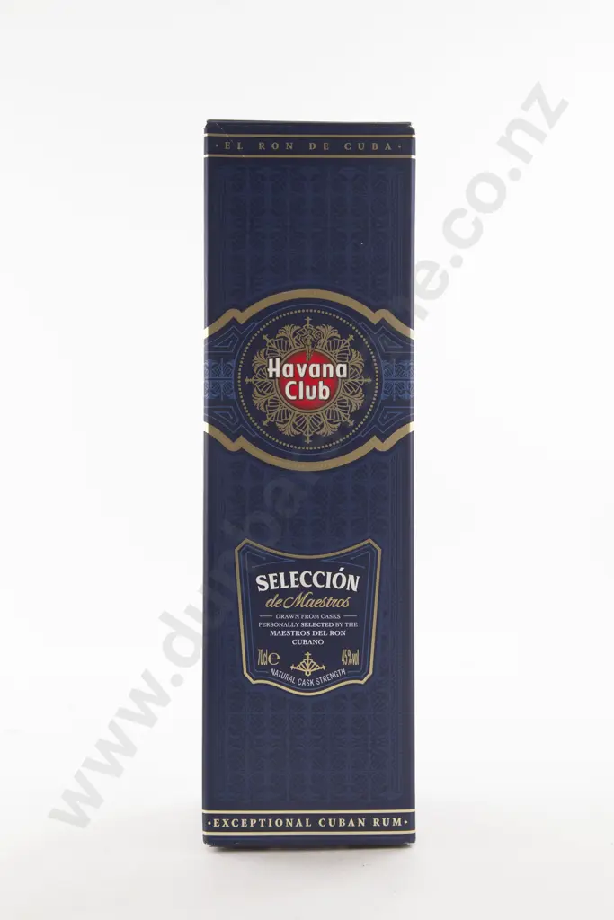 1 Bottle Havana Club Very Rare "SELECCION de MAESTROS" Hand Selected Cuban Rum Image 1++