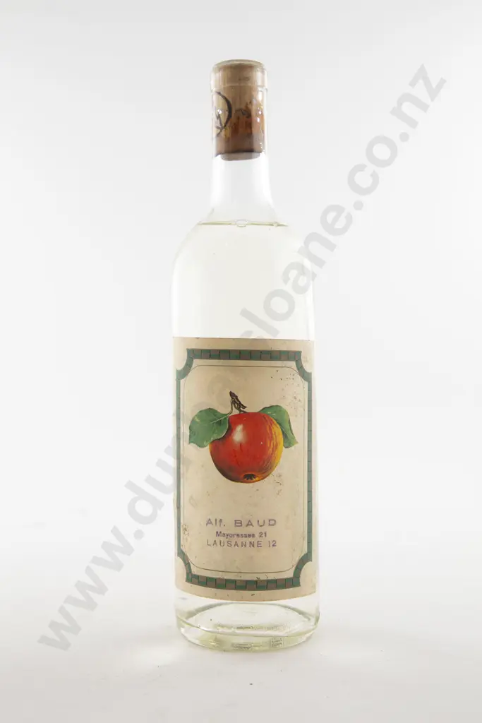 1 Bottle French Alf Baud Mayoresses 21 Lausanne 12 Eau de Vie Image 1++