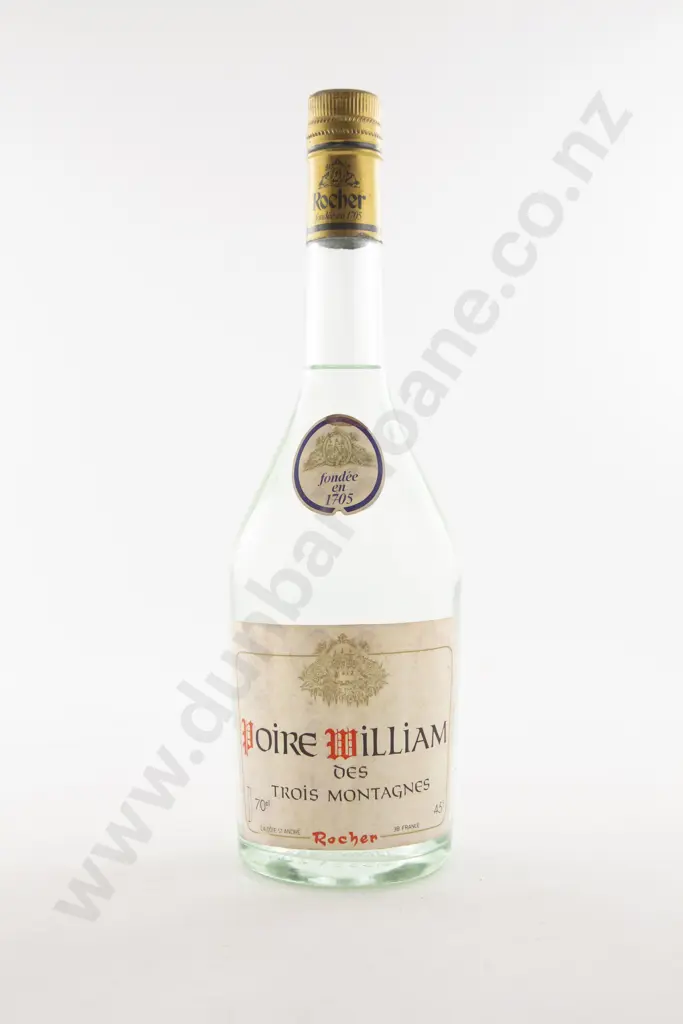 1 Bottle French Poire William des Trois Montagnes Eau de Vie Image 1++