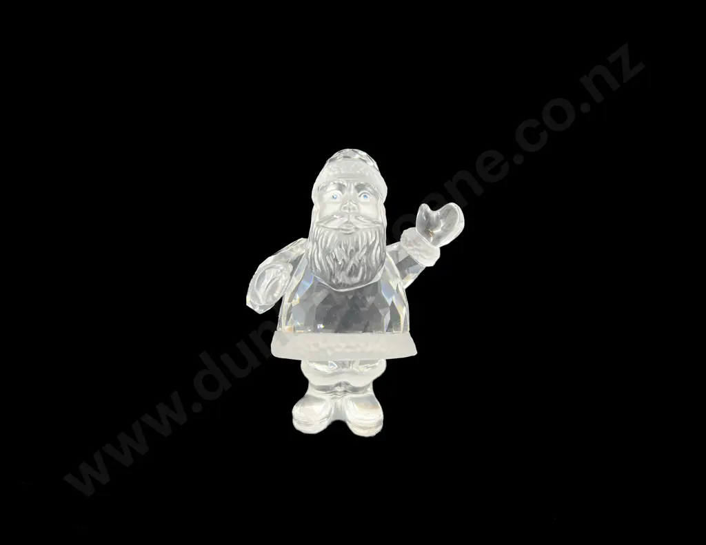 C1998 Boxed Swarovski Crystal "Exquisite Accents" Santa Claus Image 1++