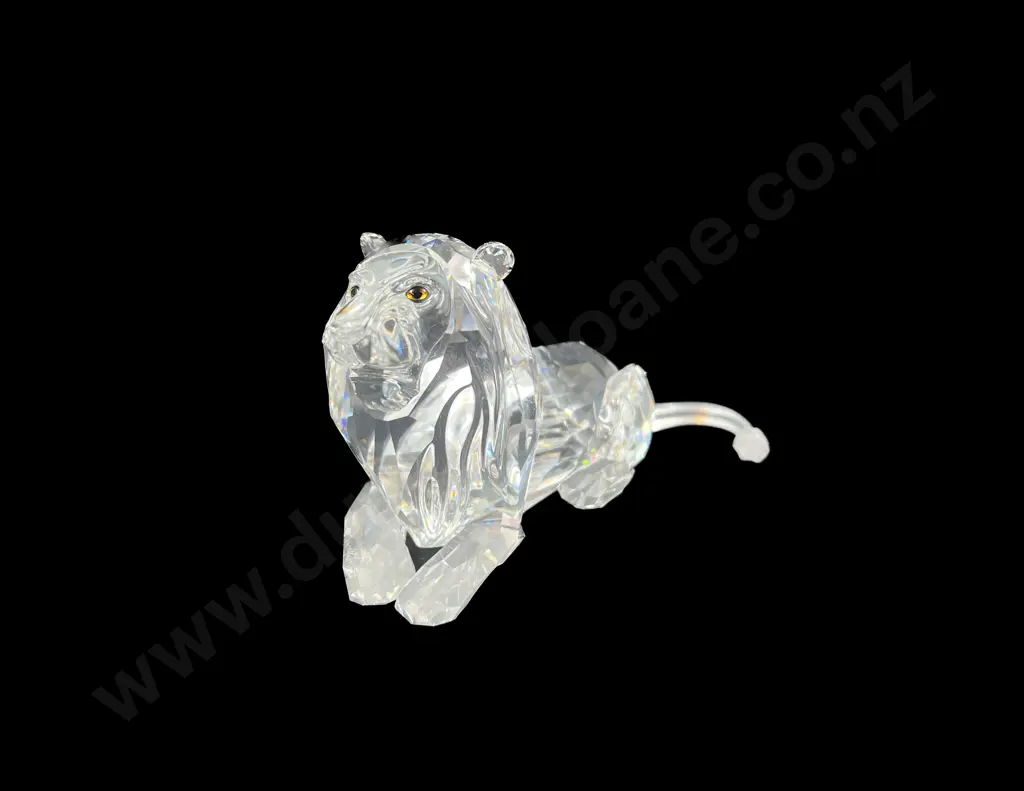 C1995 Boxed Swarovski Crystal "Inspiration Africa" Lion Image 1++