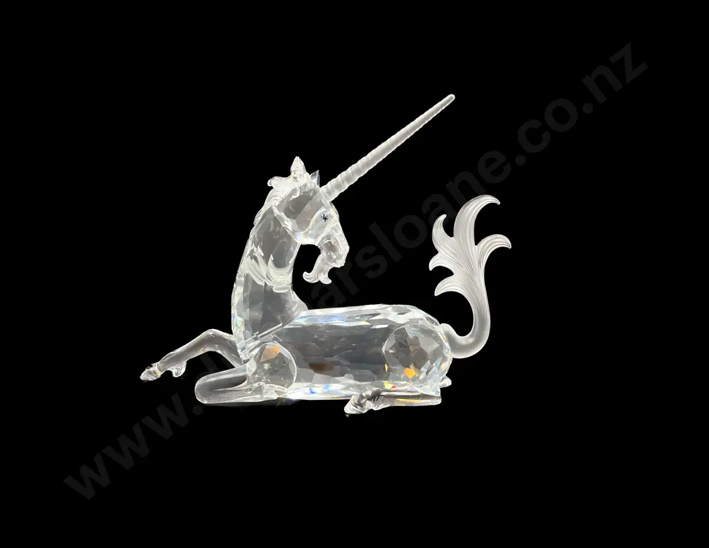 C1996 Boxed Swarovski Crystal "Fabulous Creatures" Unicorn Limited Edition Image 1++