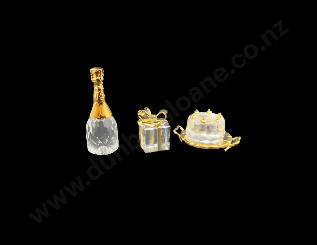 Three Boxed Swarovski Crystal "Crystal Memories" Presents Image 1++