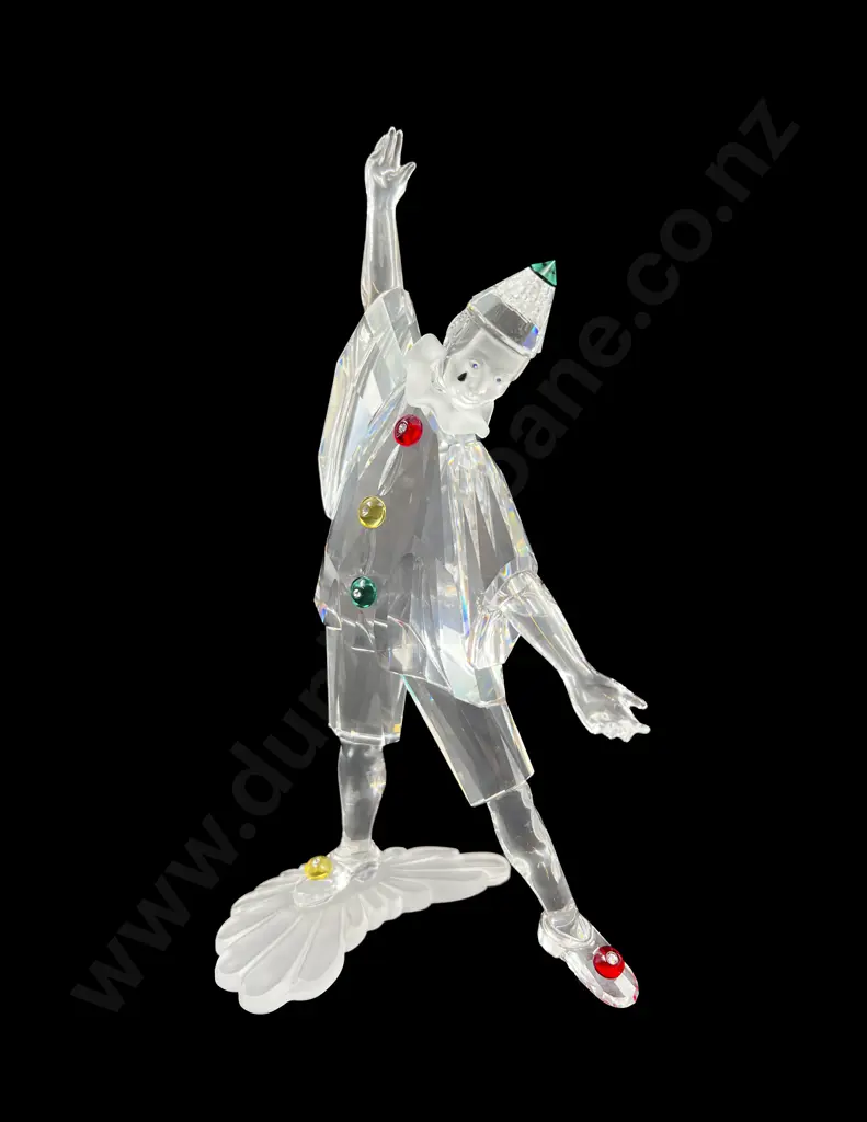 C1999 Boxed Swarovski "Masquerade" Pierrot Limited Edition Image 1++