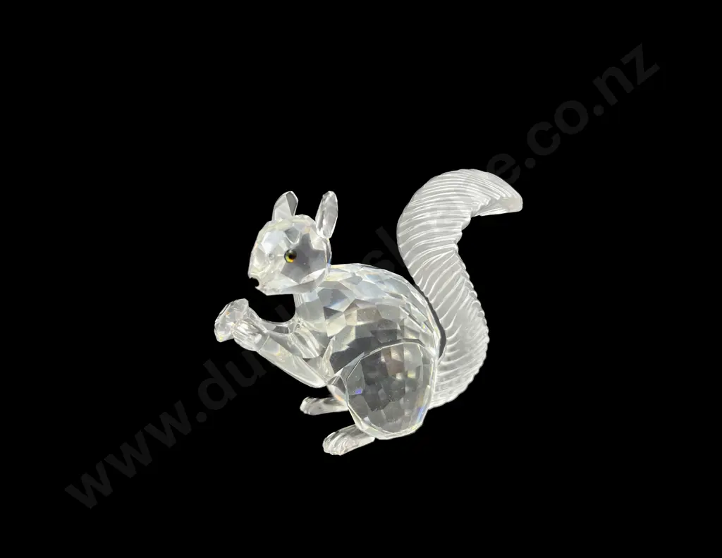 C1997 Boxed Swarovski Crystal SCS 10th Anniversary Squirrel Limited Edition Image 1++