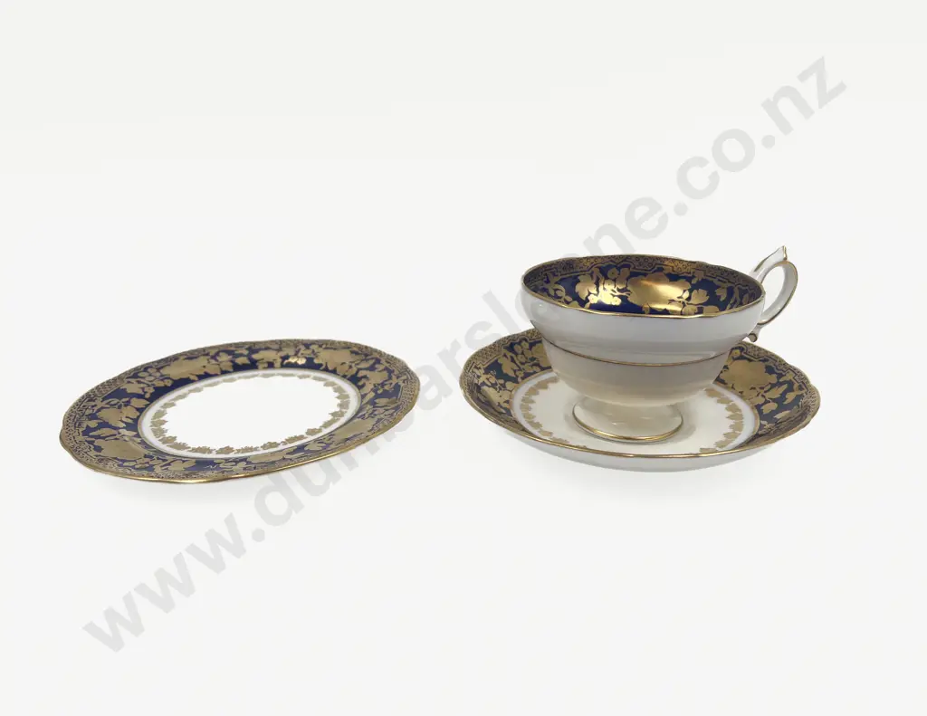 Hammersley China Teacup & Saucer and Small Plate Image 1++