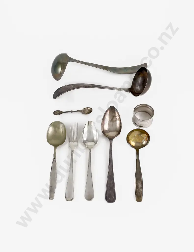 Group Of Gero Art Deco Style S/Plate Cutlery Image 1++
