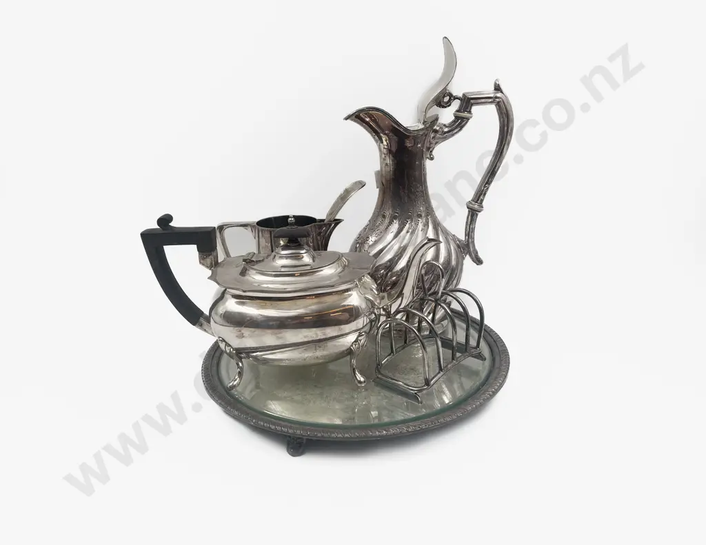 Selection of Assorted S/Plate including Claret Jug Image 1++